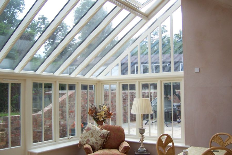 inside of a conservatory